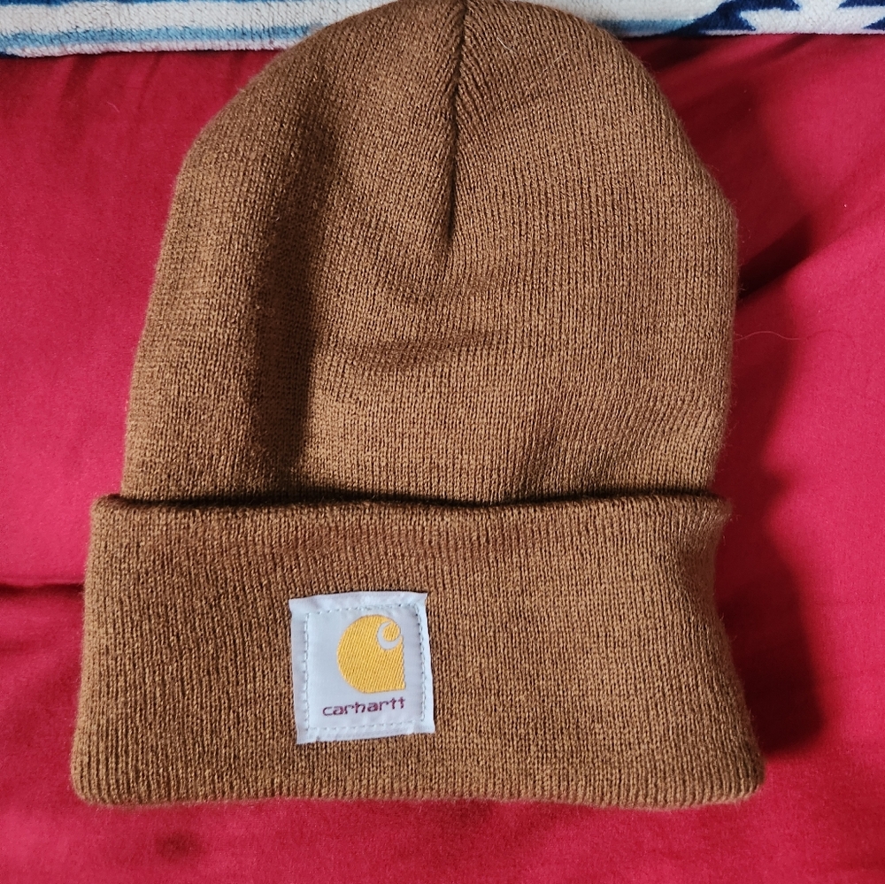 Carhartt Brown Knit Beanie